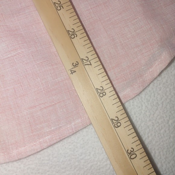 Roebuck & CO Men's Short Sleeve Button Up Shirt Men's Size Medium Pink NEW - Picture 6 of 6